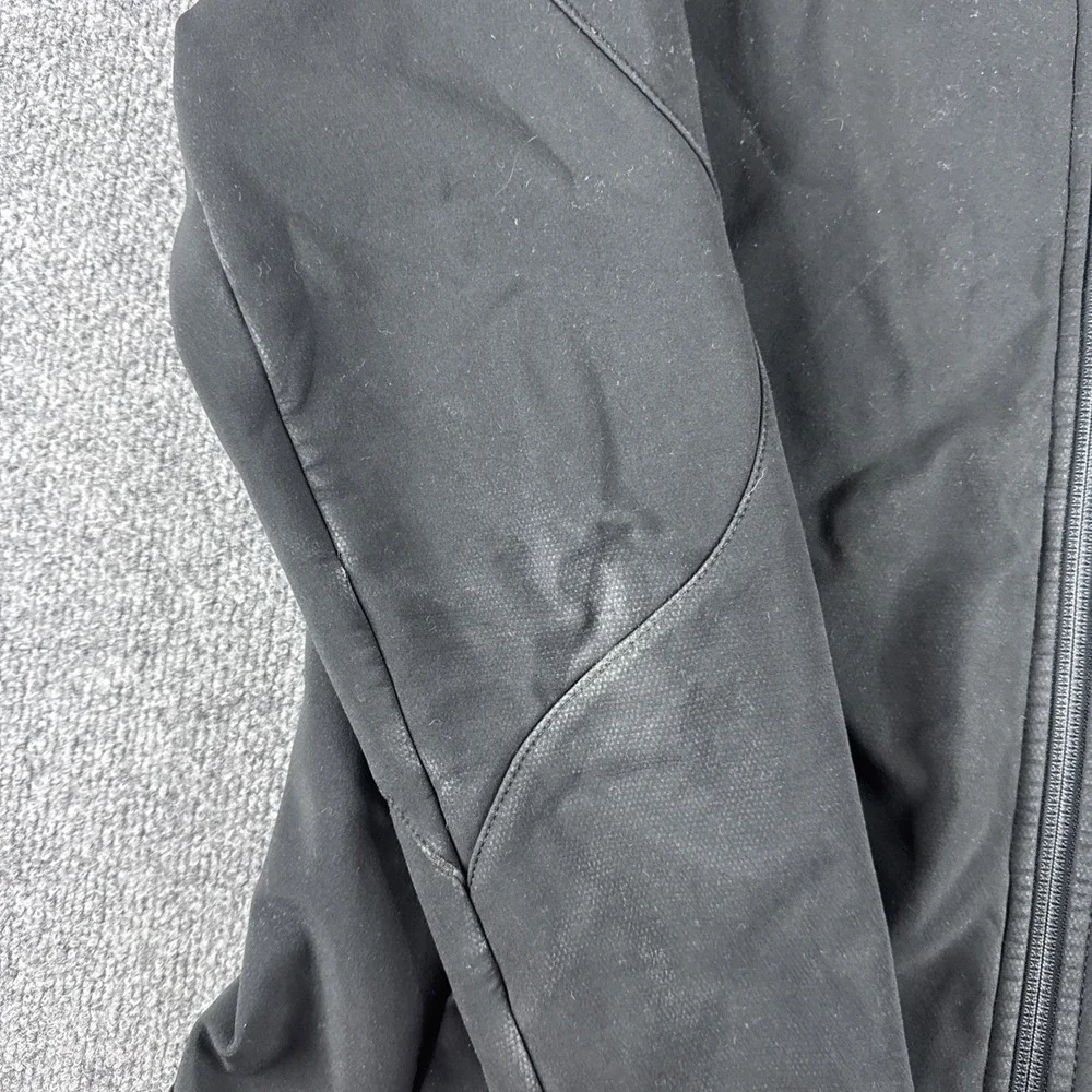 North Face Apex Jacket Womens M Black Softshell Full Zip Windbreaker Outdoor TNF - Picture 2 of 11